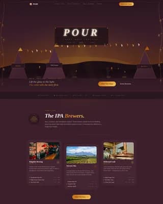 Fest — Dynamic Brewery Event Landing Page Template