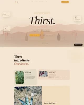 Fizz — Craft Wellness Tonic Landing Page Template
