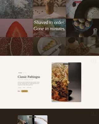 Chill — Premium Dessert Café Landing Page Template