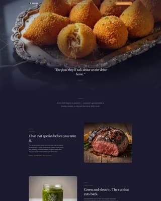 Brasa - Authentic Brazilian Catering Landing Page Template
