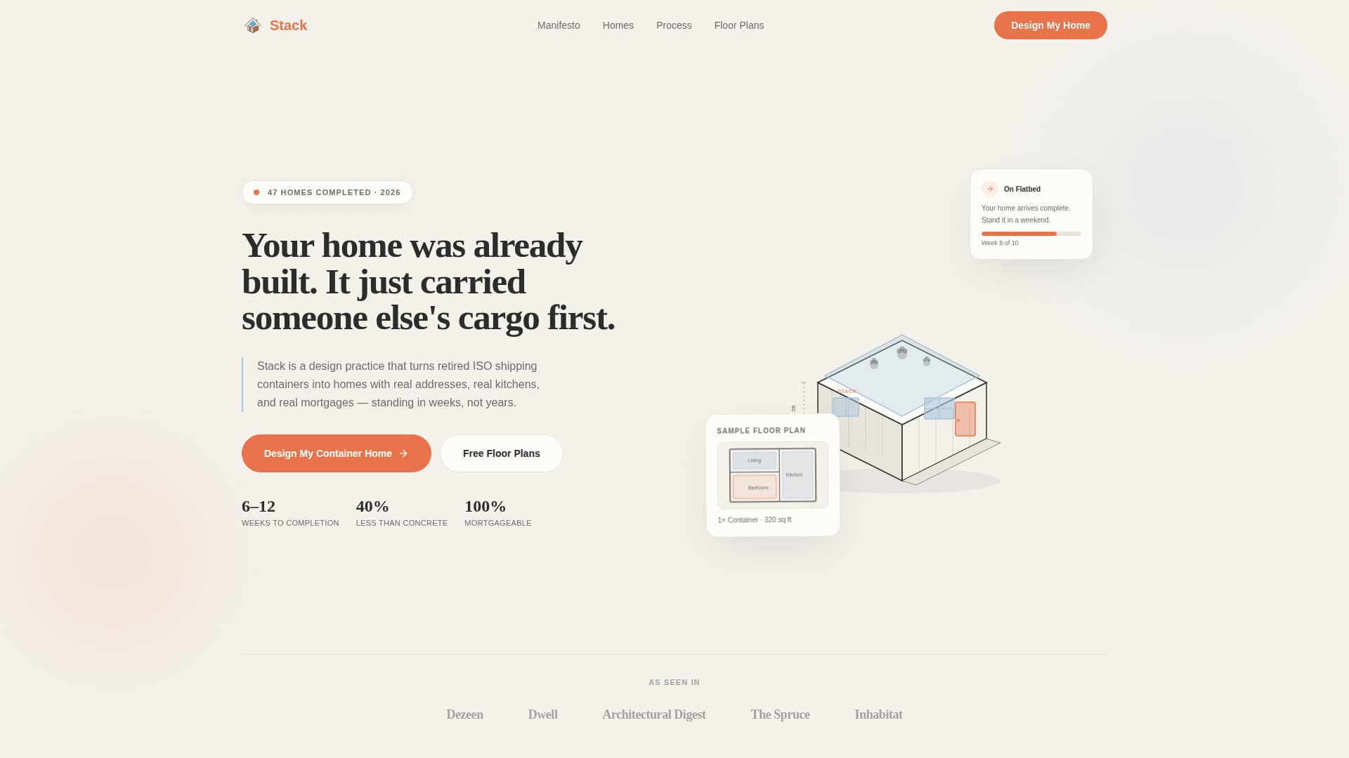 Tiny & Alternative Architecture Professional Website Template