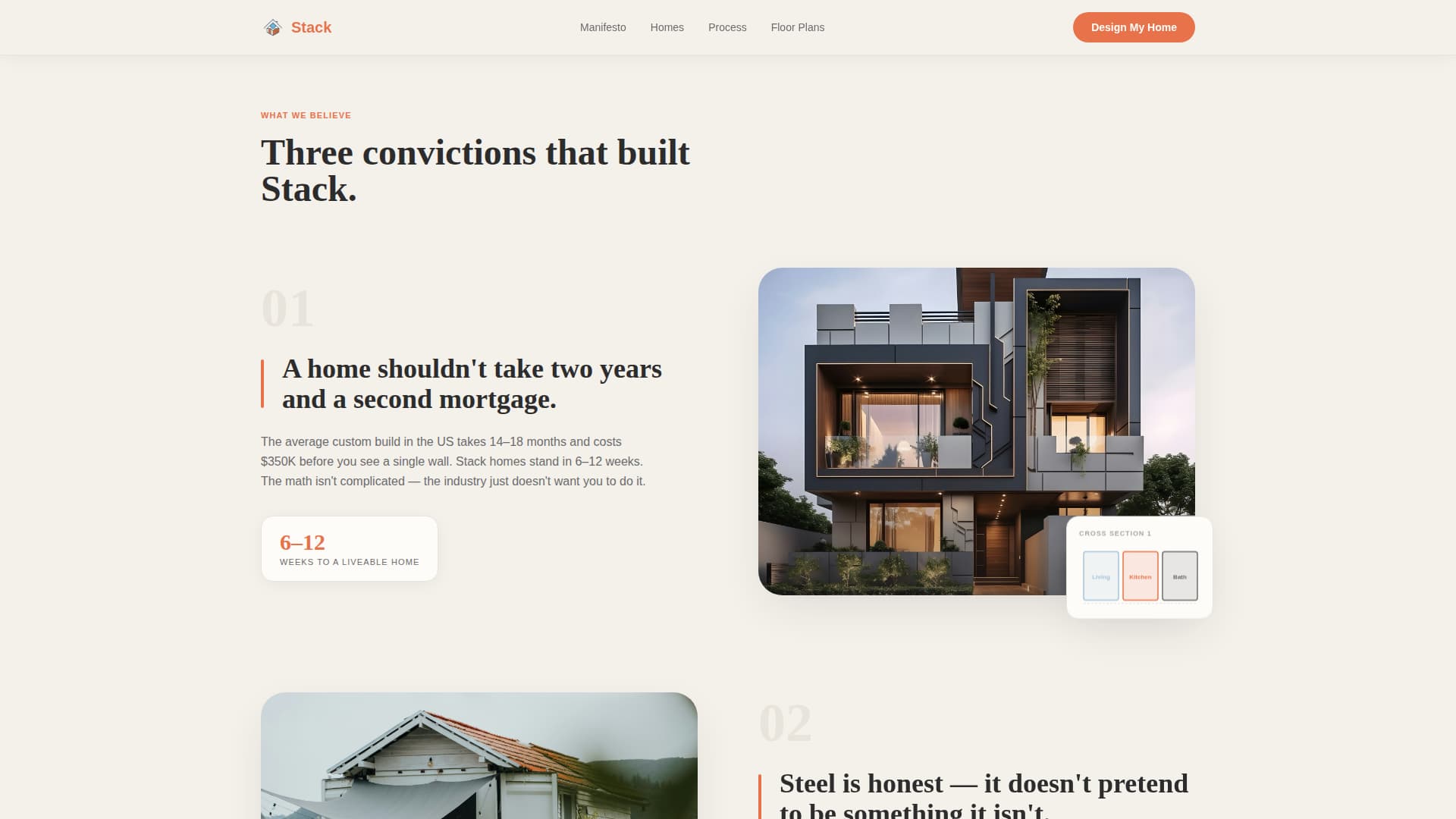 Tiny & Alternative Architecture Professional Website Template