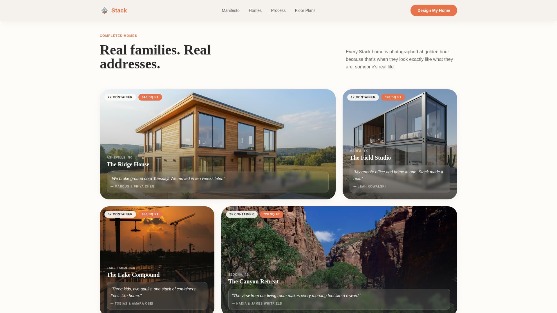 Tiny & Alternative Architecture Professional Website Template