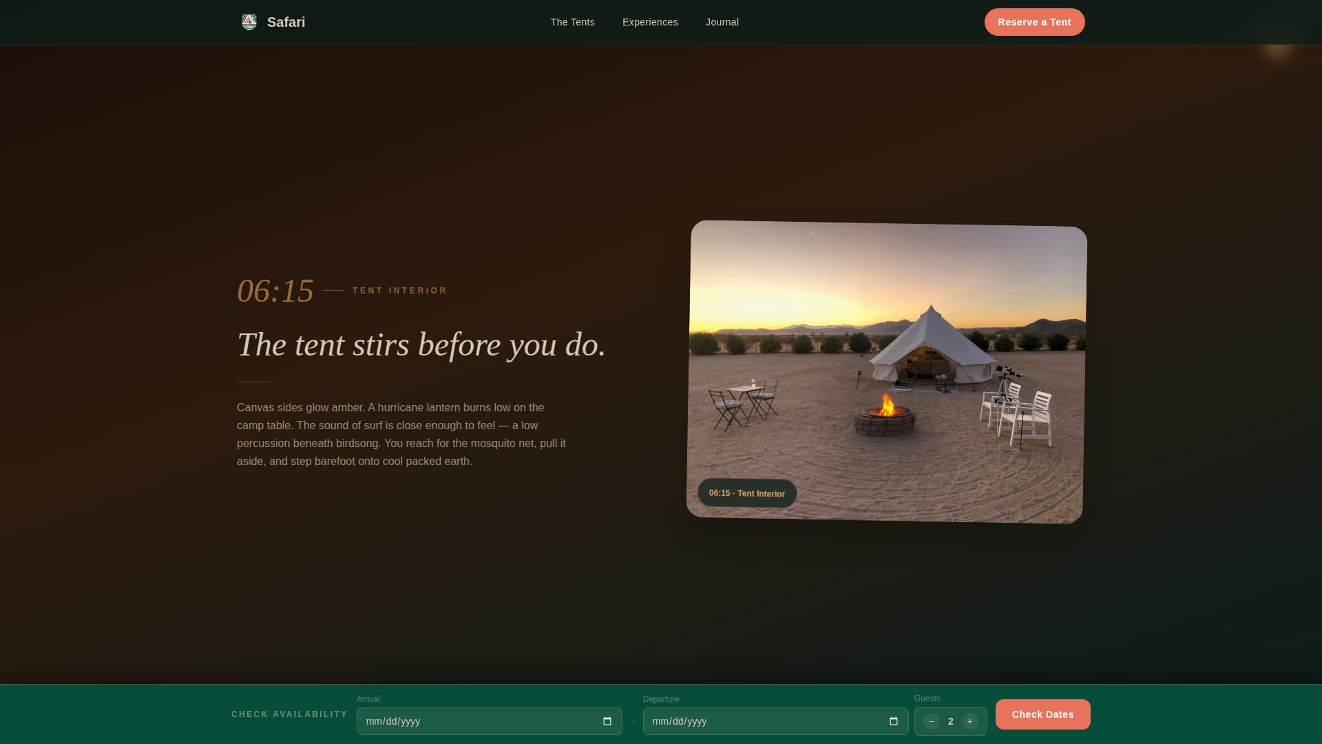 Unique Stay & Accommodation Booking Website Template
