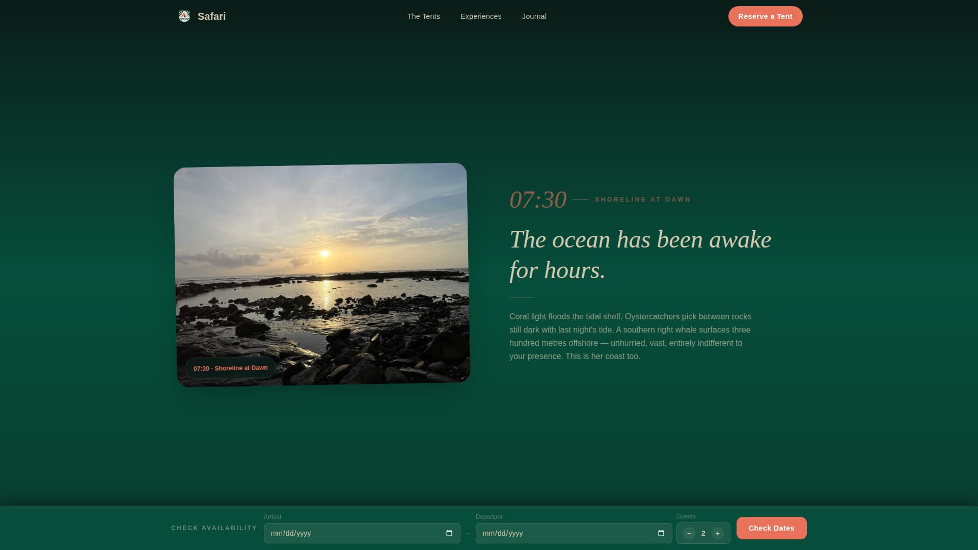 Unique Stay & Accommodation Booking Website Template