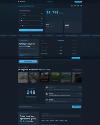 E-Commerce Store Pre-Launch Revenue Calculator Website Template