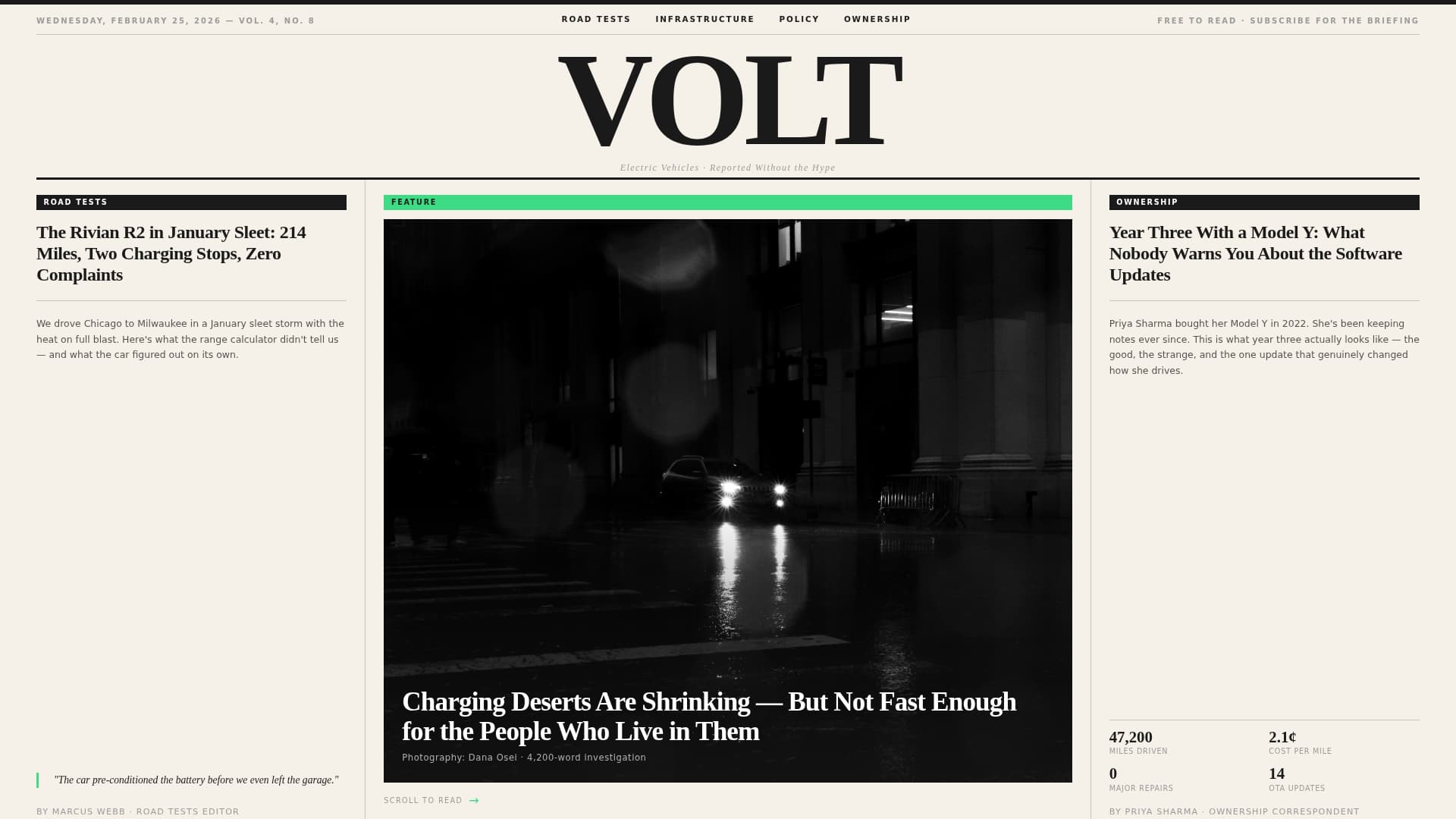 Auto & Mobility Blog Blog Website Template