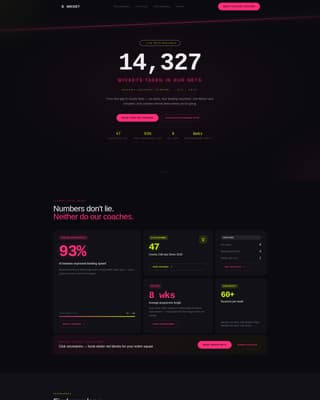 Sports Academy & Coaching Booking Website Template