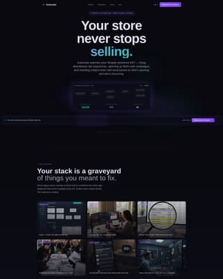 E-Commerce Software & SaaS Professional Website Template