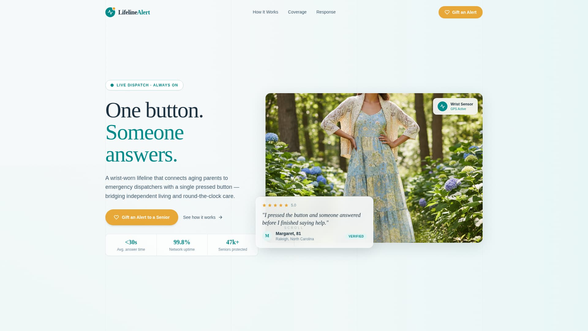 Alert - Trusted Medicalalert Landing Page Template