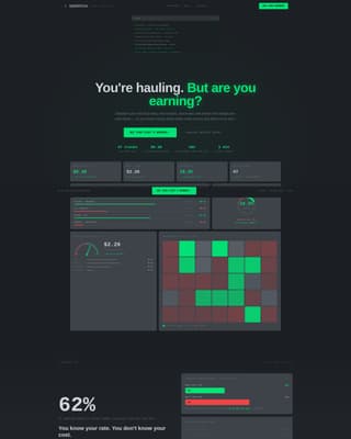 Trucking Vertical SaaS Professional Website Template