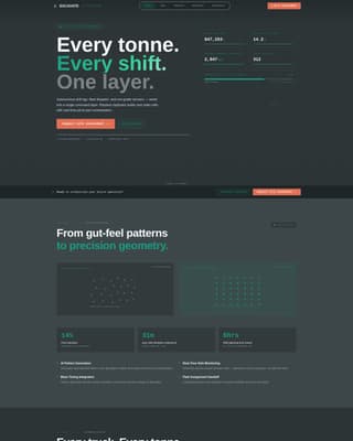 Excavate - Intelligent Mining Landing Page Template