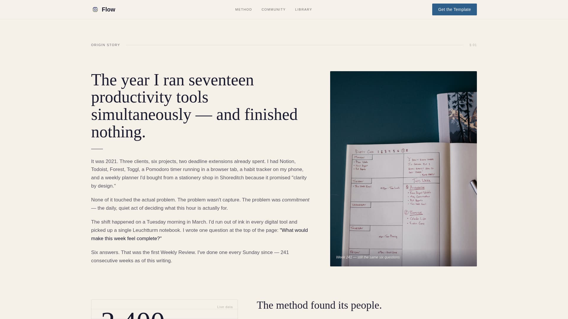 Productivity & Time Management Content Reviews Website Template