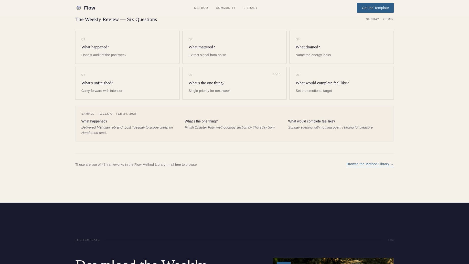 Productivity & Time Management Content Reviews Website Template