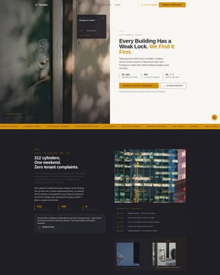 Tumbler - Precision Locksmith Landing Page Template