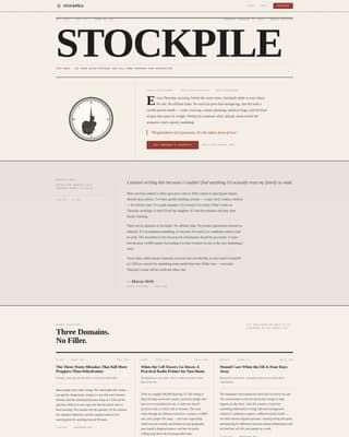 Prepper & Survival Content Reviews Website Template