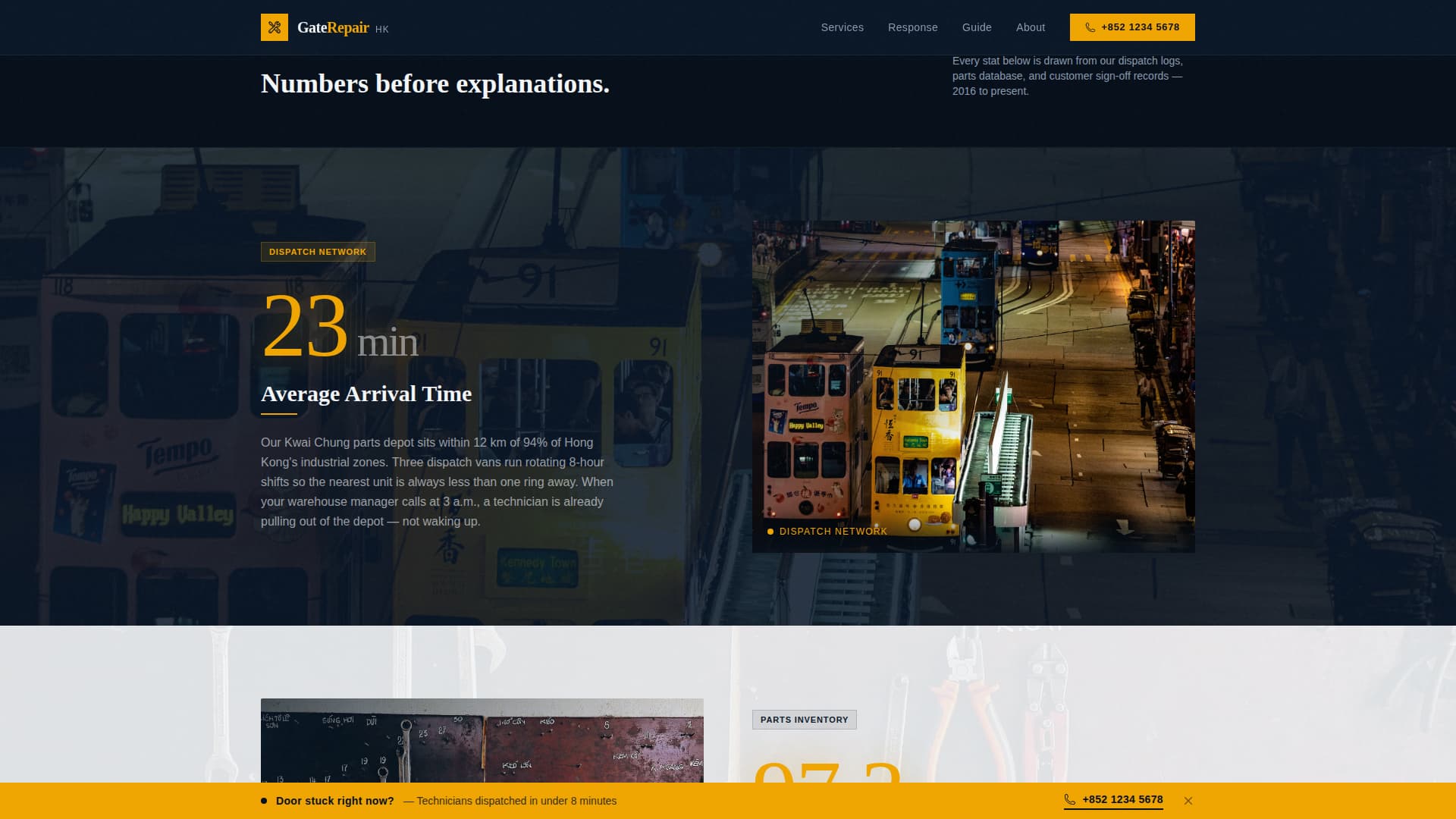 Gate - Authoritative Repair Landing Page Template