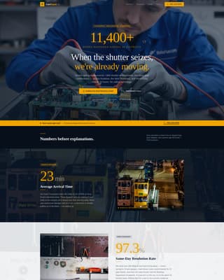 Gate - Authoritative Repair Landing Page Template