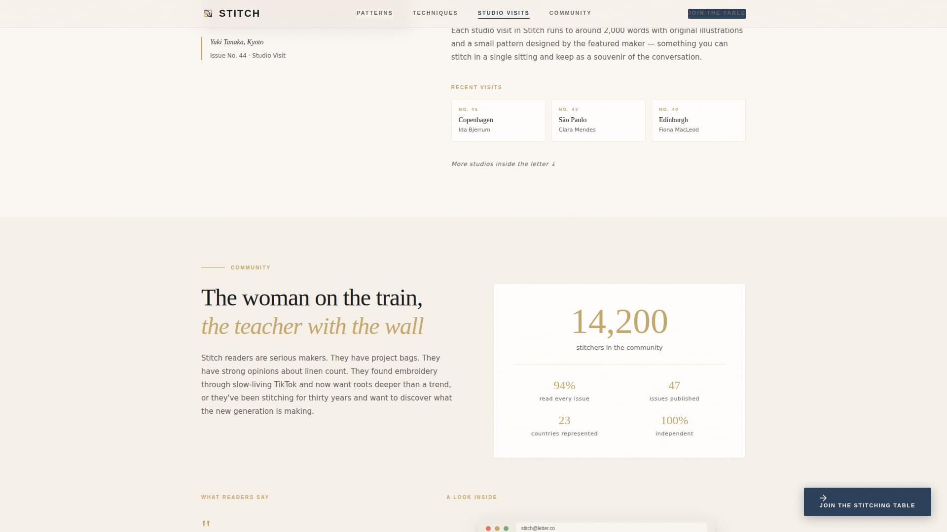 Cross-Stitch & Embroidery Content Blog Website Template