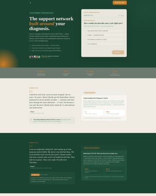 PCOS Care Reviews Website Template