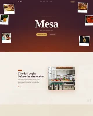 Horizon — Artisan Brazilian Dining Landing Page Template