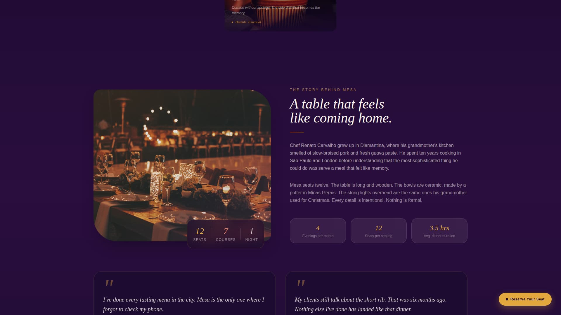 Mesa - Immersive Brazilian Landing Page Template