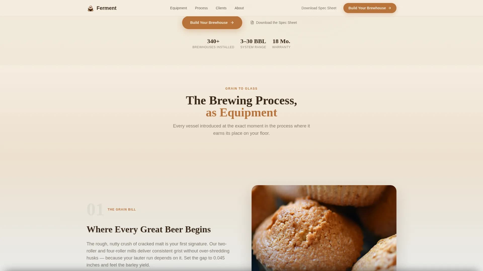 Cultivate — Artisan Fermentation Marketplace Landing Page Template