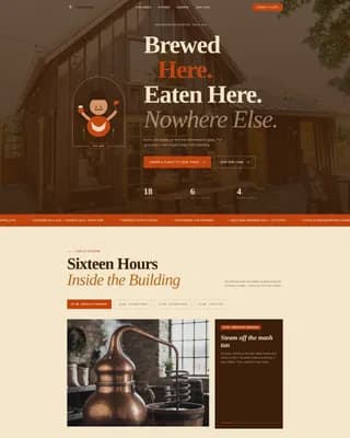 Gallery — Curated Brewpub Experience Landing Page Template
