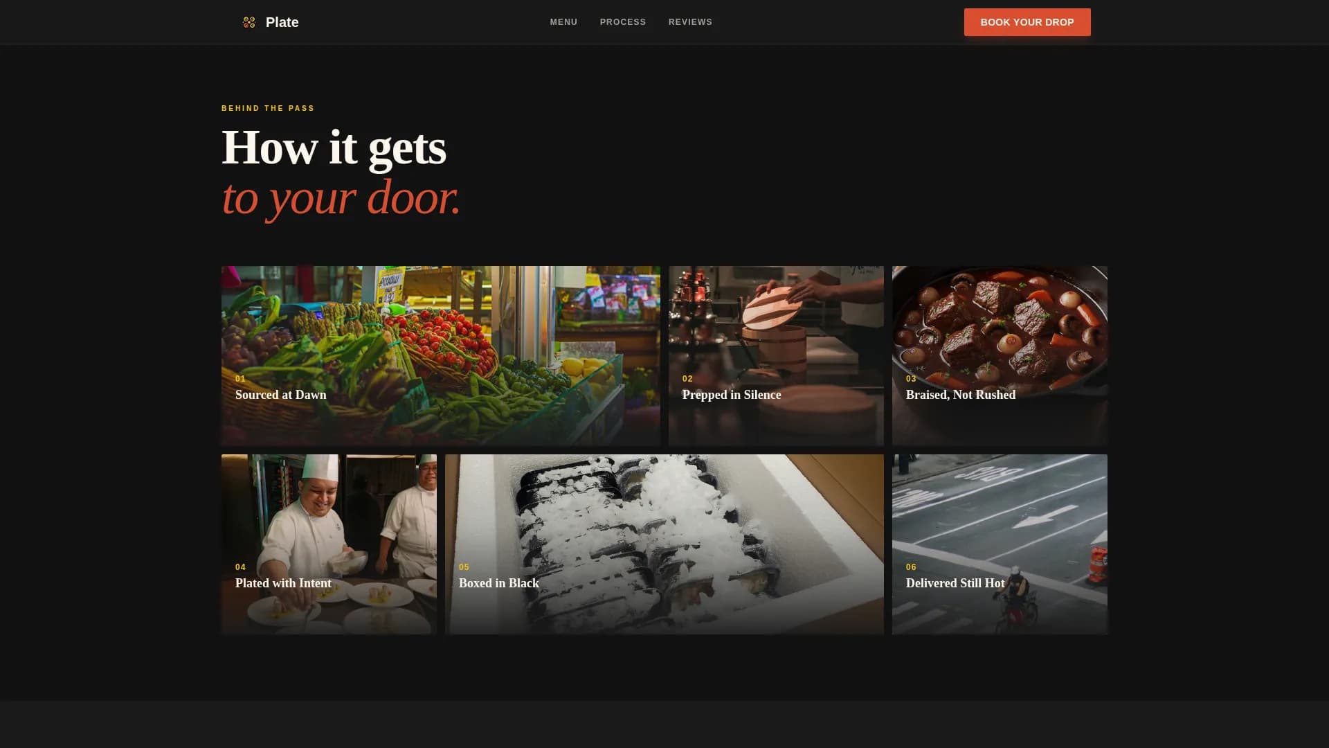 Savory — Elegant British Kitchen Landing Page Template