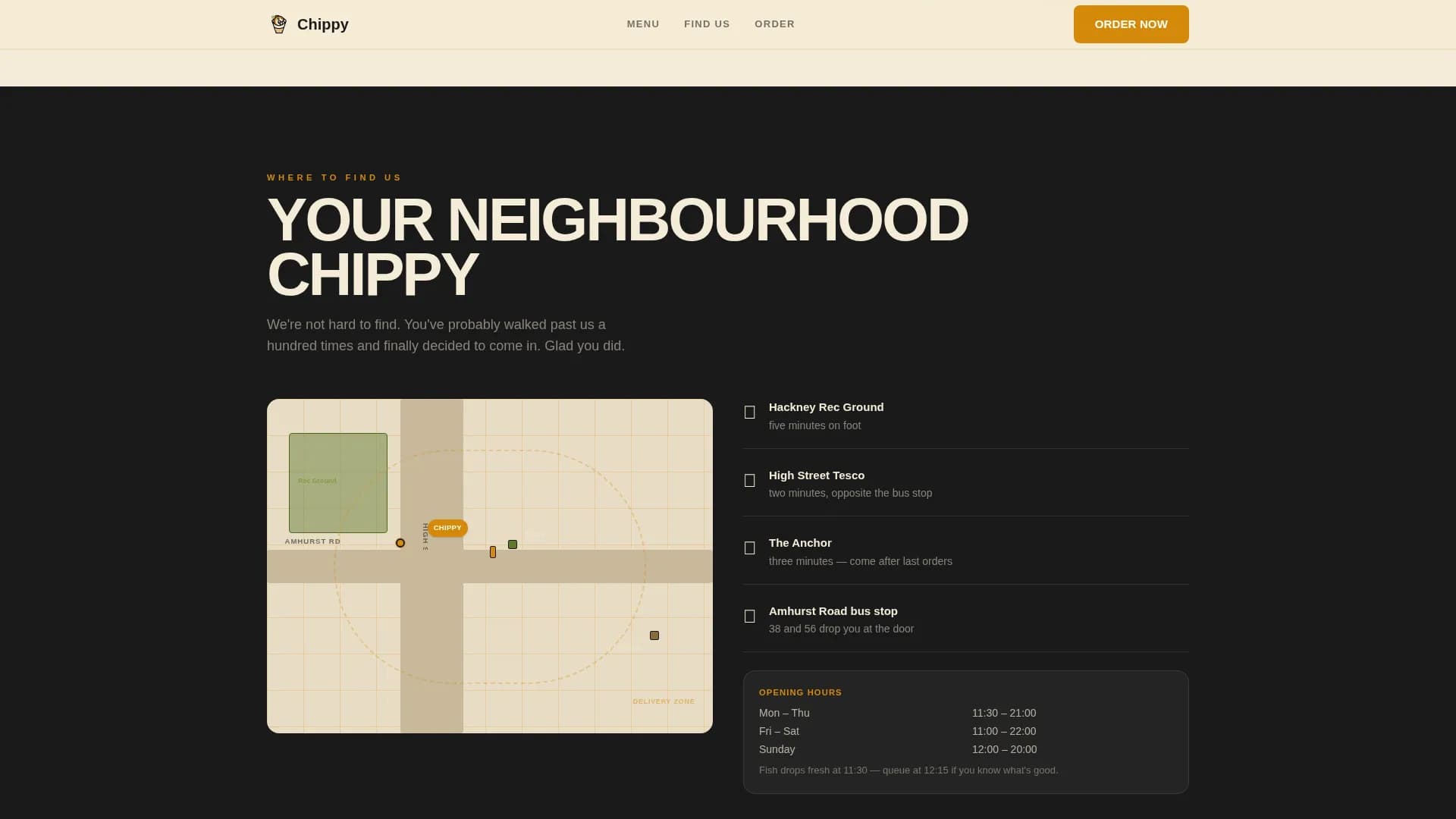 Crispy — Vibrant British Bistro Landing Page Template