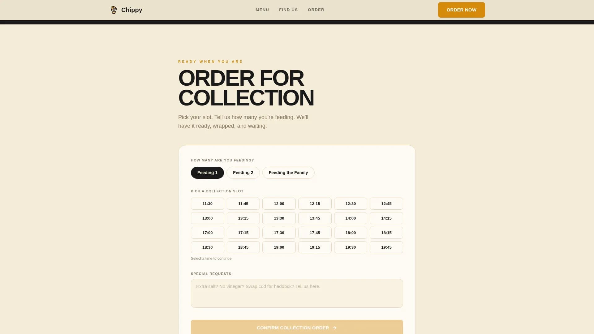 Crispy — Vibrant British Bistro Landing Page Template