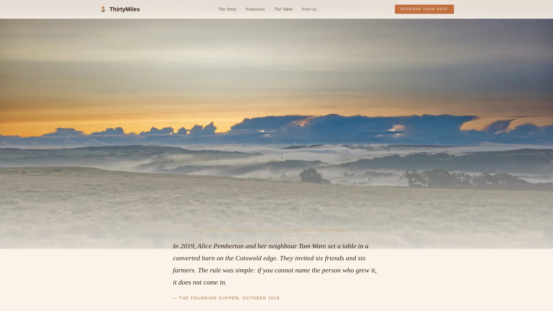British Dining Booking Website Template