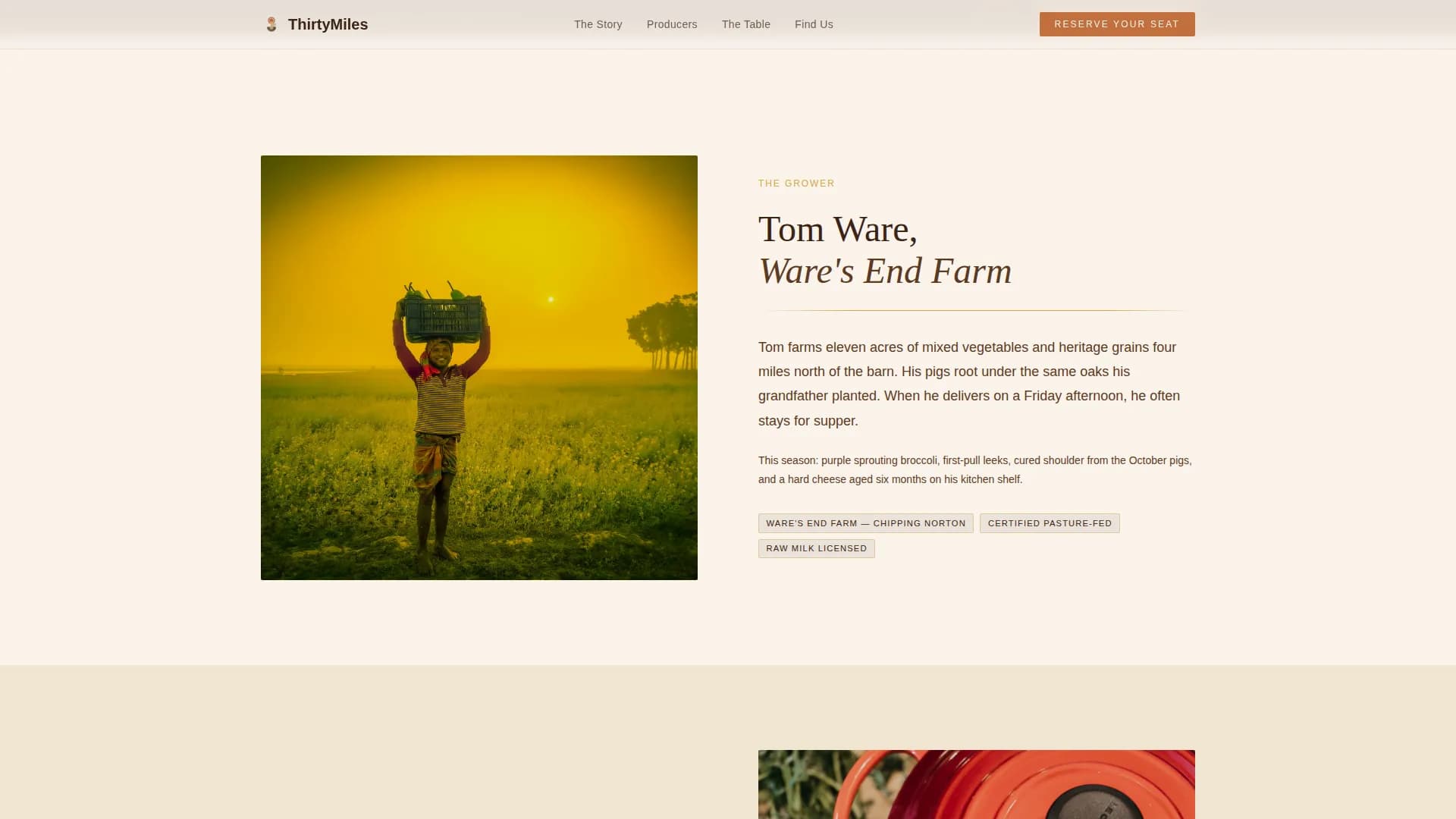 British Dining Booking Website Template