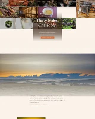 British Dining Booking Website Template