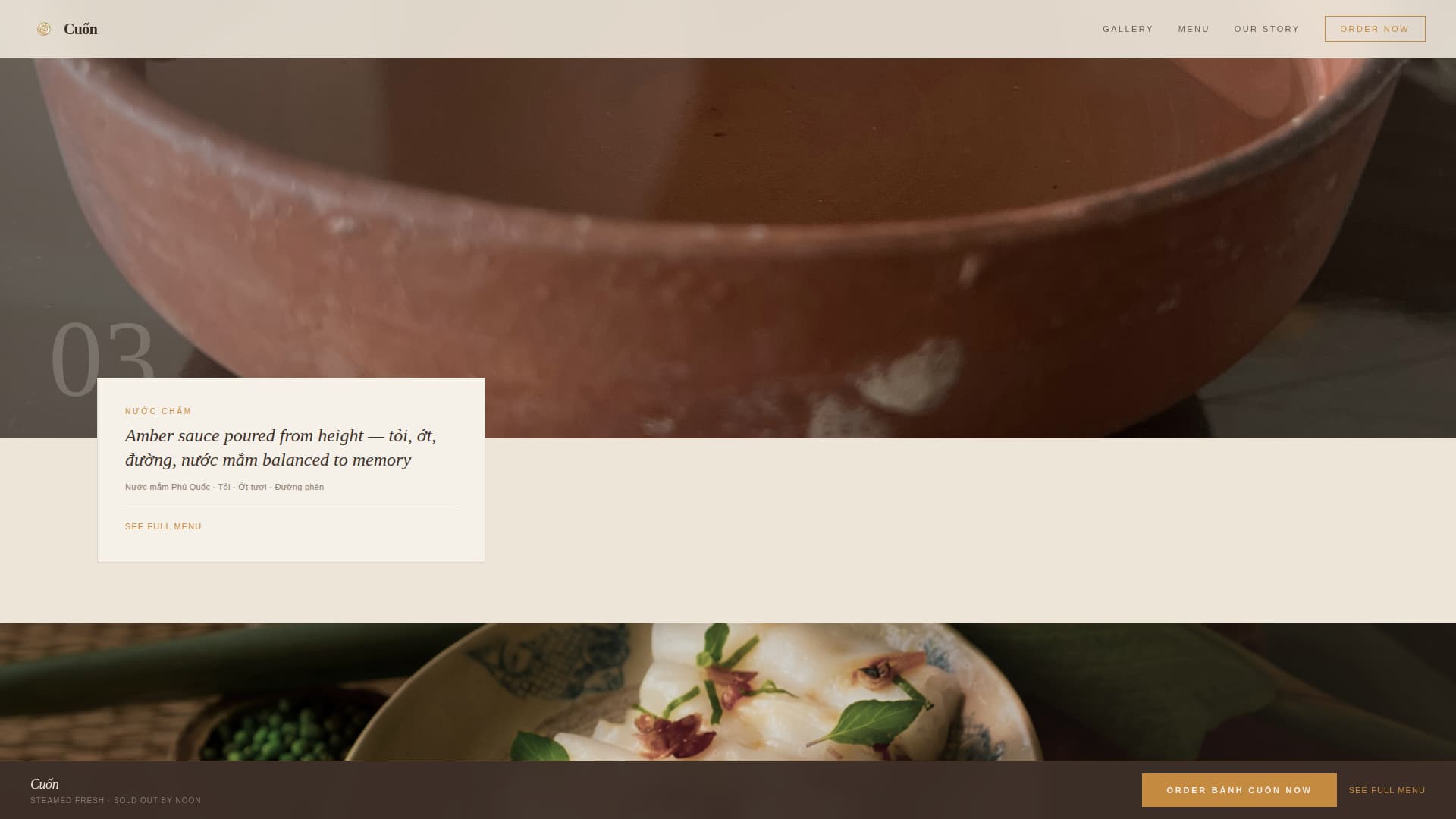 Cun - Authentic Vietnamese Landing Page Template
