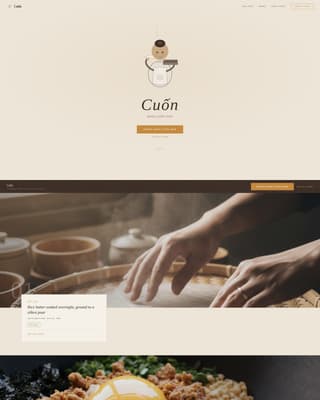 Cun - Authentic Vietnamese Landing Page Template
