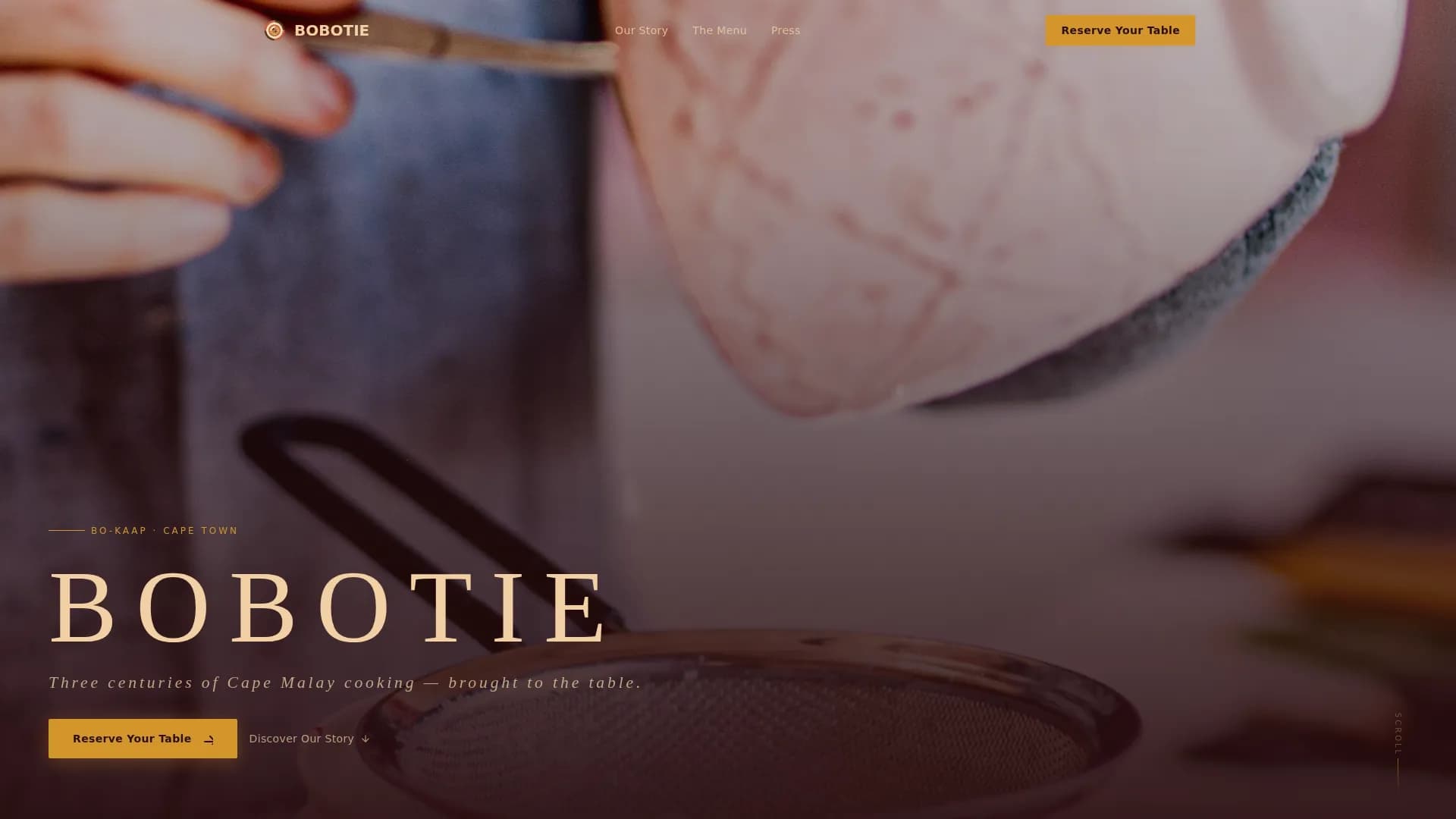 African Cuisine & Dining Booking Website Template