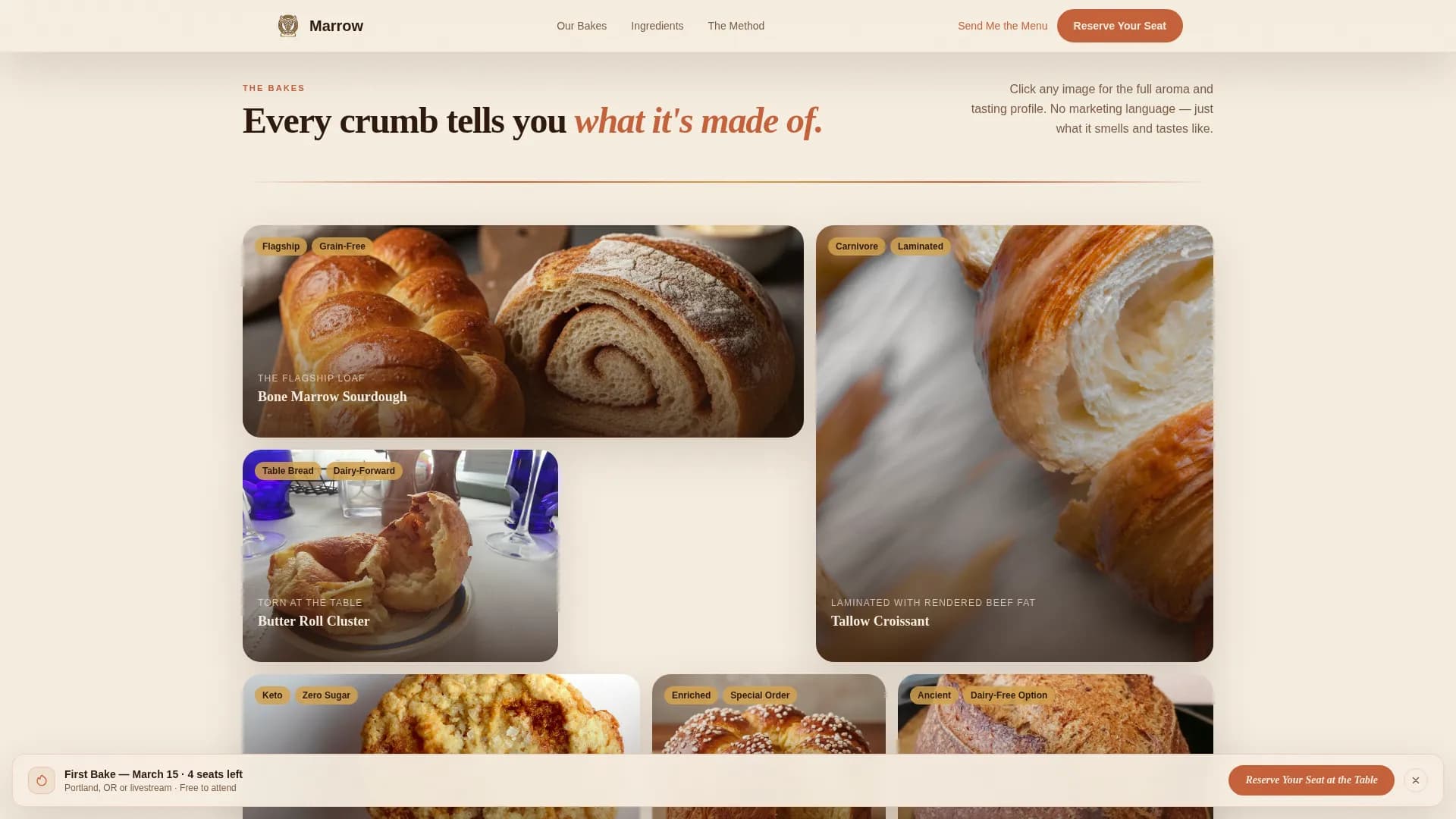 Carnivore Diet Food & Dining Professional Website Template