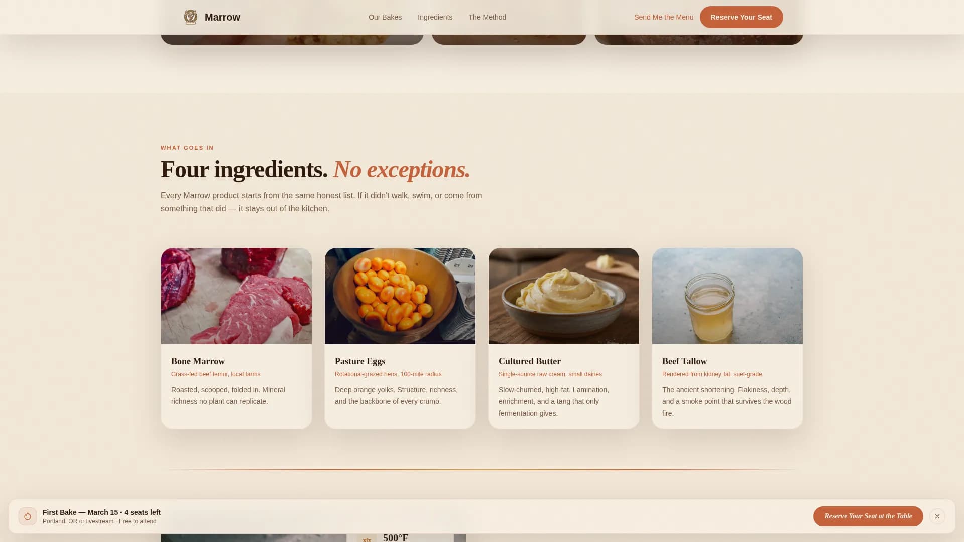 Carnivore Diet Food & Dining Professional Website Template