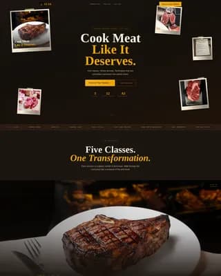 Carnivore Diet Food & Dining Pricing Website Template