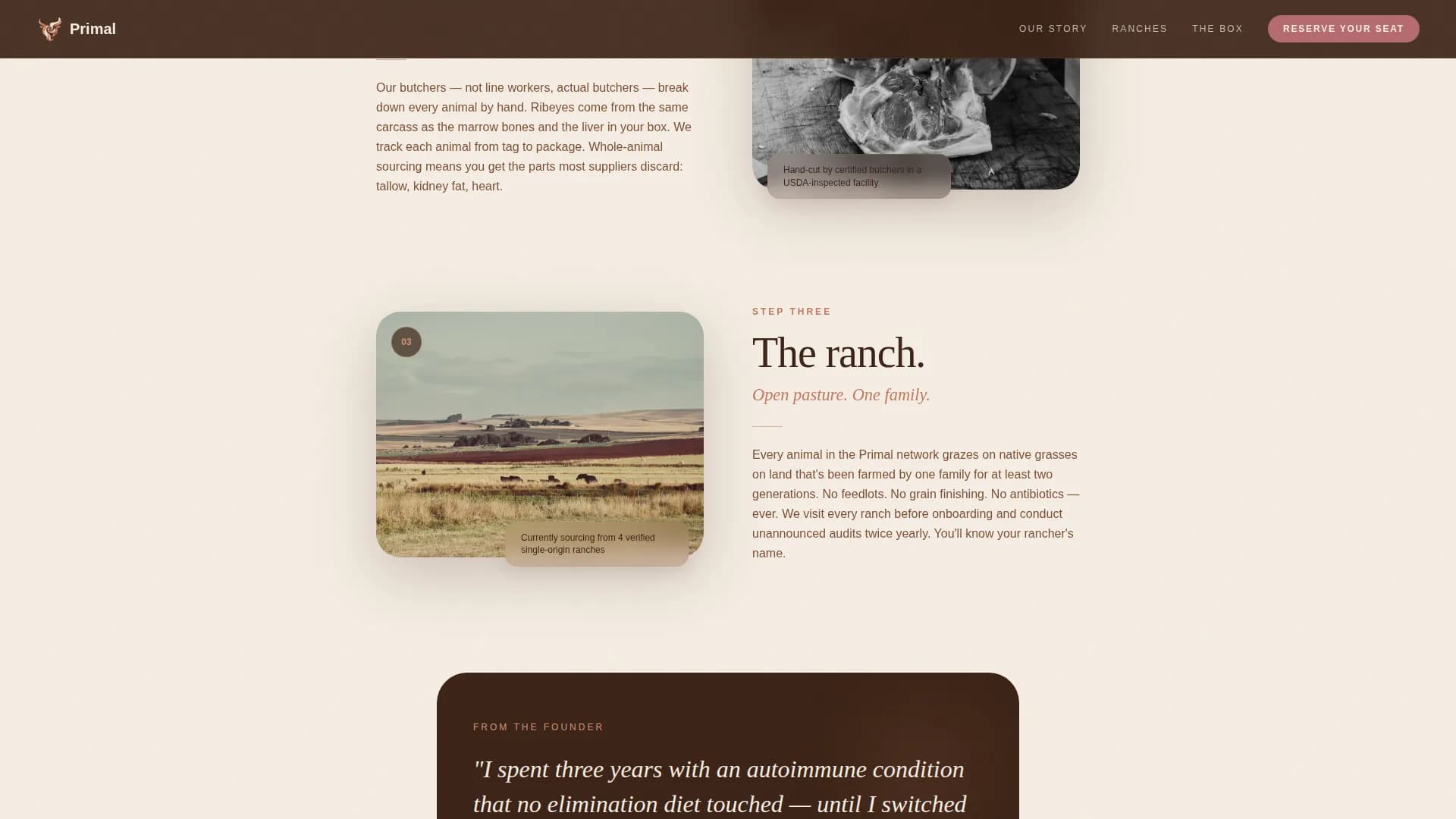 Carnivore Diet Food & Dining Professional Website Template