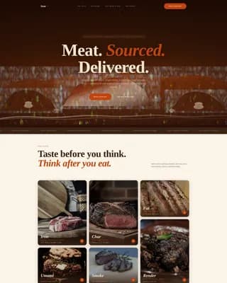Carnivore Diet Food & Dining Reviews Website Template