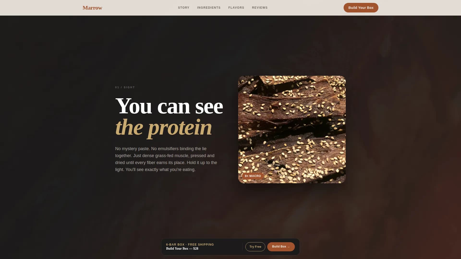 Carnivore Diet Food & Dining Specialist Professional Website Template