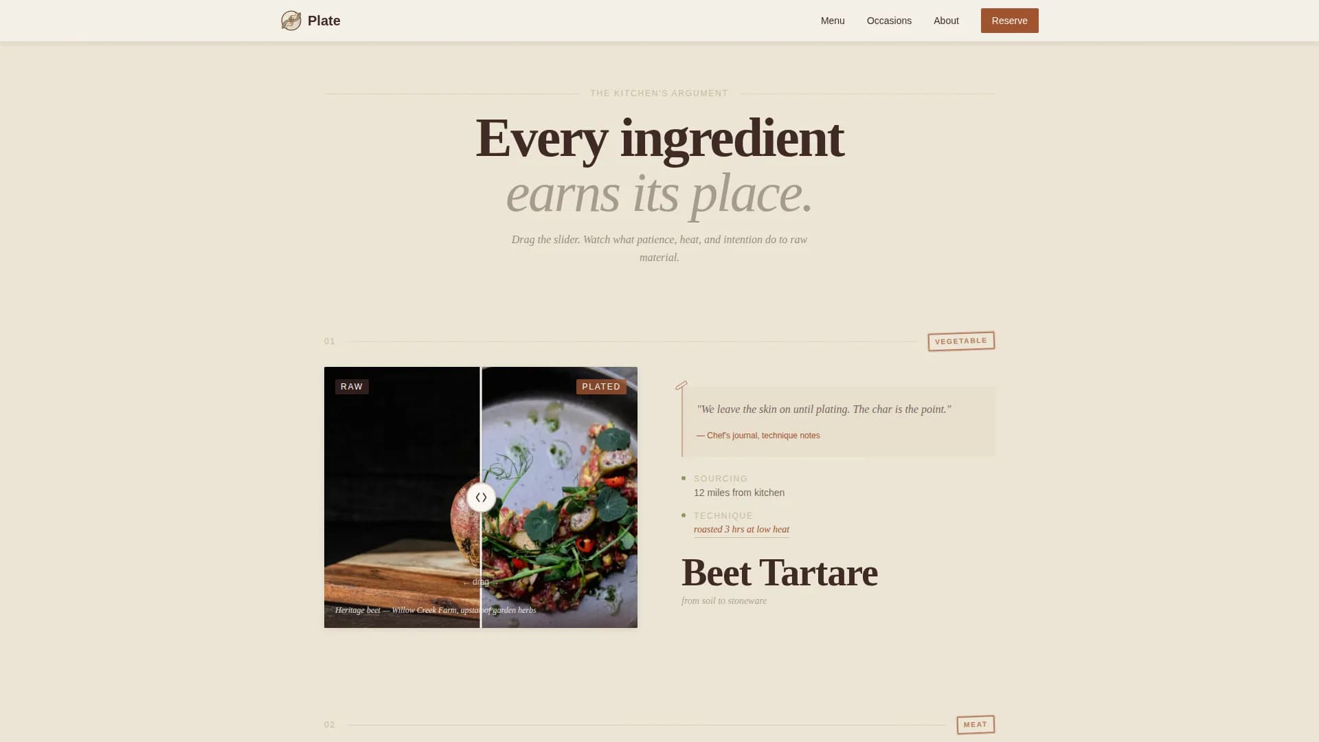 Restaurant & Dining Professional Website Template