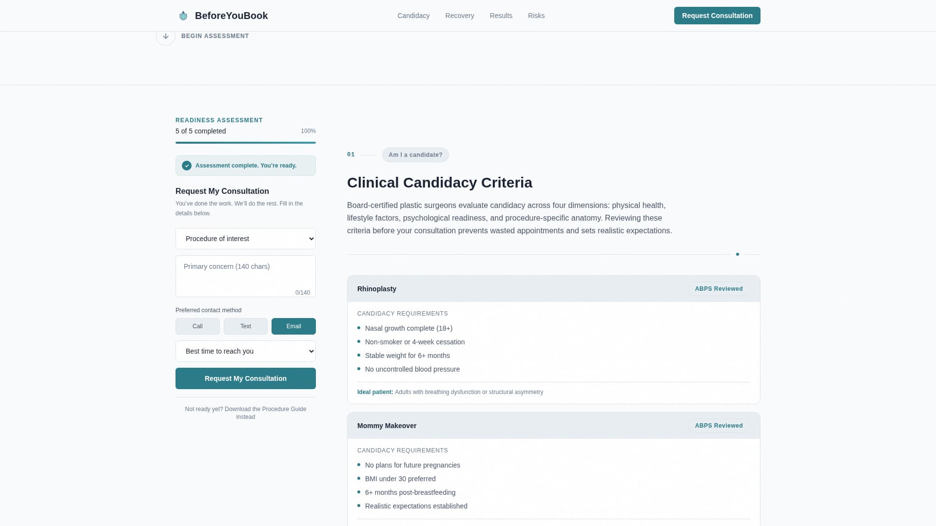 Plastic Surgeon Professional Website Template