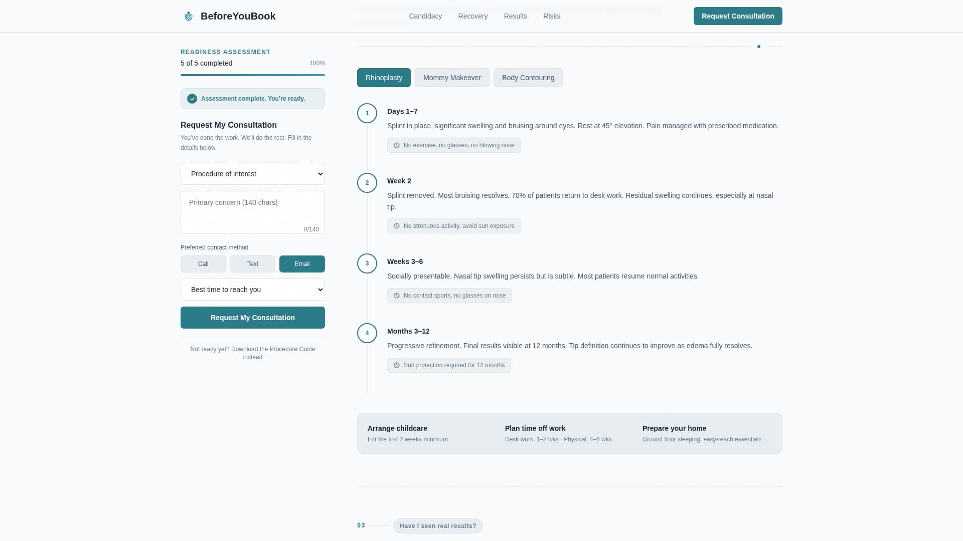 Plastic Surgeon Professional Website Template