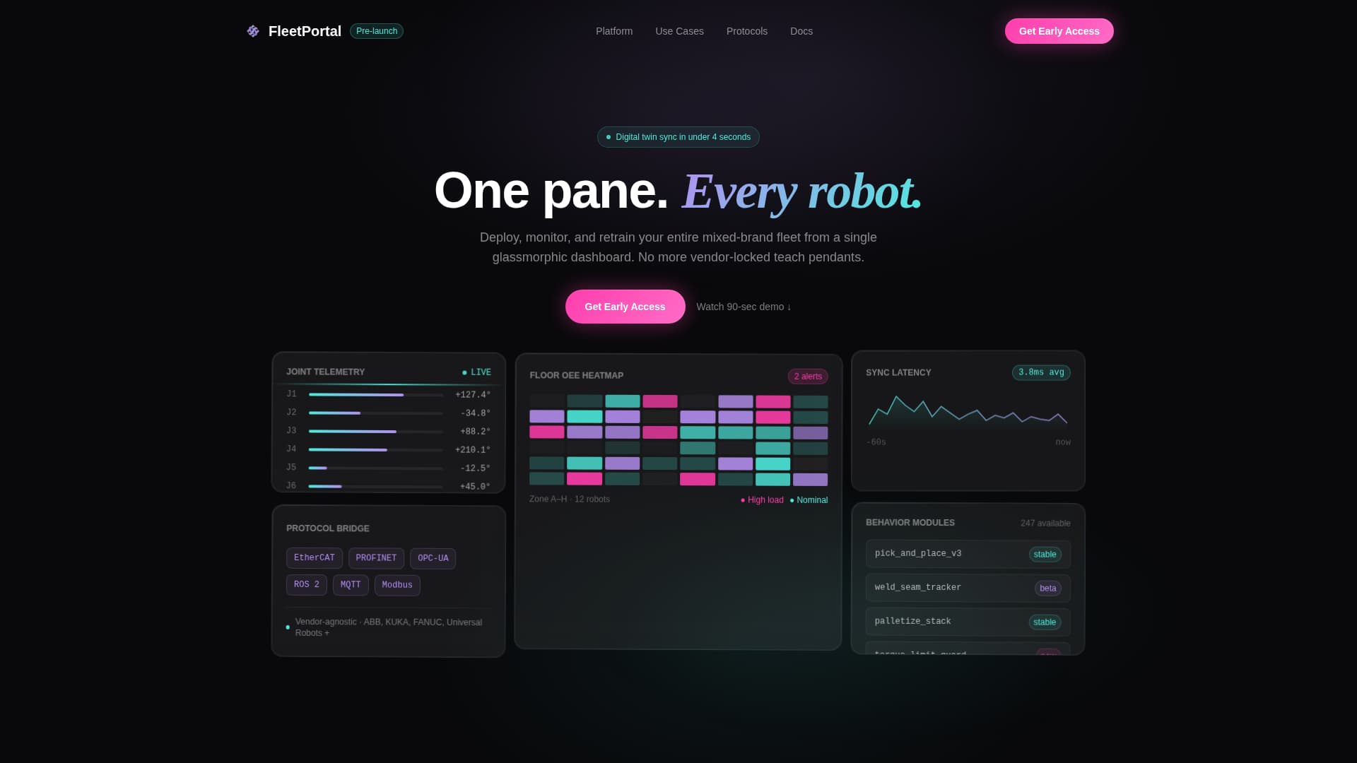 RoboTech Startup Pre-Launch Website Template