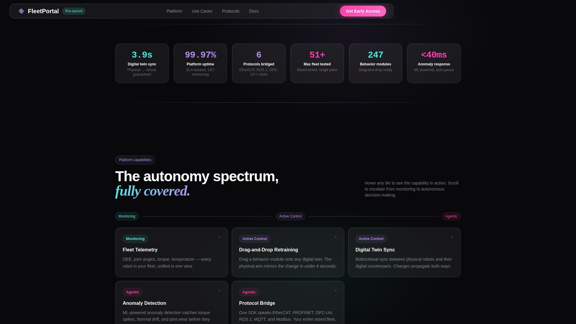 RoboTech Startup Pre-Launch Website Template