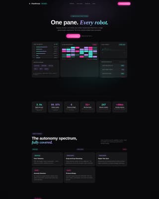 RoboTech Startup Pre-Launch Website Template
