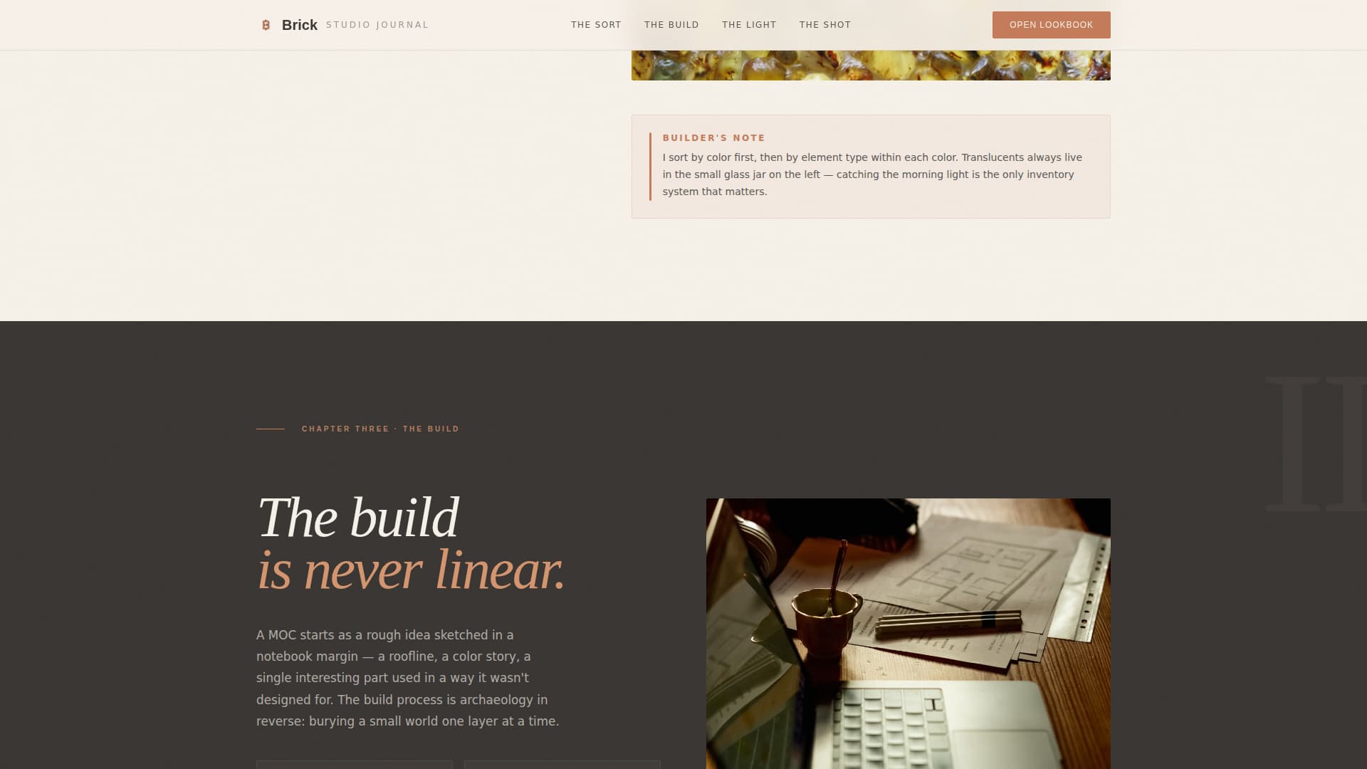 Brick - Inspiring Builder Landing Page Template